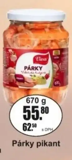 Adam Vína Párky pikant nabídka