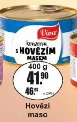 Adam Viva kenzerva s hovězím masem nabídka