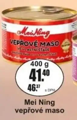 Adam Mei Ning vepřové maso nabídka