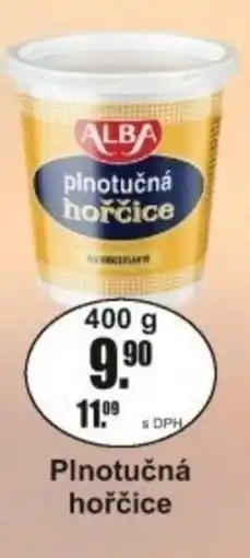Adam Alba plnotučná hořčice nabídka