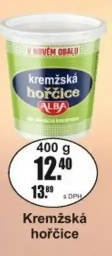 Adam Alba kremžská hořčice nabídka