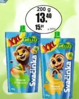 Adam Kxl hello svačinka ovoce s banánem nabídka