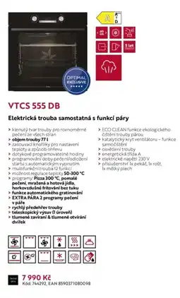 Möbelix Elektrická trouba samostatná s funkcí páry nabídka