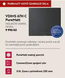 Möbelix Purematt vdims 67h c indukční varná deska nabídka