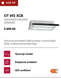 Möbelix Ot 692 xgb vestavný výsuvný odsavač nabídka