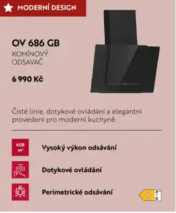 Möbelix Ov 686 gb komínový odsavač nabídka