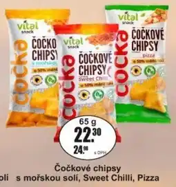 Adam vital snack čočkové chipsy nabídka