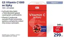 Benu GS Vitamin C1000 se šípky nabídka