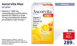 Benu Ascorvita Max nabídka