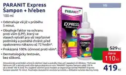 Benu Paranit express šampon + hřeben nabídka