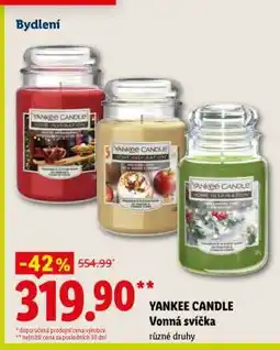 Lidl Yankee Candle Vonná svíčka nabídka