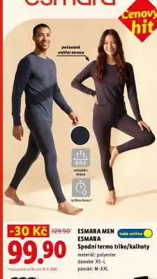 Lidl ESMARA MEN ESMARA nabídka