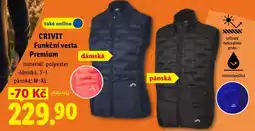 Lidl CRIVIT Funkční vesta Premium nabídka