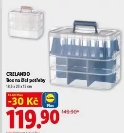 Lidl Crelando Box na šicí potřeby nabídka