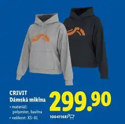Lidl CRIVIT Dámská mikina nabídka