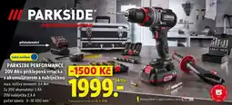 Lidl PARKSIDE PERFORMANCE 20V Aku příklepová vrtačka s akumulátorem a nabíječkou nabídka
