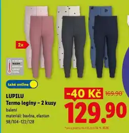 Lidl lupilu TERMO LEGÍNY - 2 KUSY nabídka