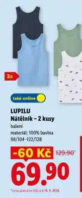 LUPILU Nátělník – 2 kusy