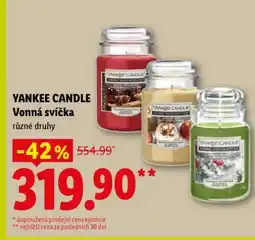 Lidl Yankee Candle Vonná svíčka nabídka