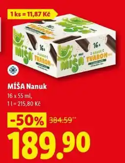 Lidl Míša nanuk nabídka