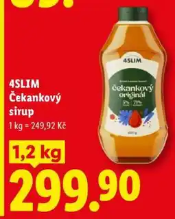 Lidl 4Slim čekankový sirup nabídka