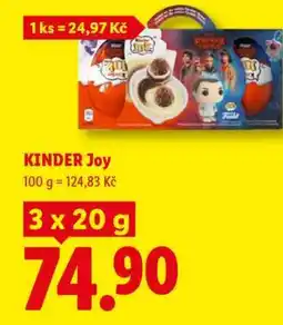 Lidl Kinder Joy nabídka