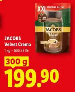 Lidl JACOBS VELVET CREMA nabídka