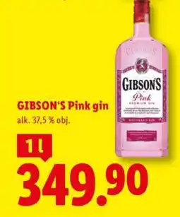 Lidl Gibson‘s PINK GIN nabídka
