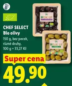 Lidl CHEF SELECT Bio olivy nabídka