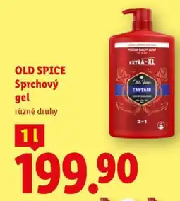 Lidl Old Spice sprchový gel nabídka