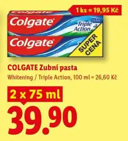 Lidl Colgate zubní pasta nabídka