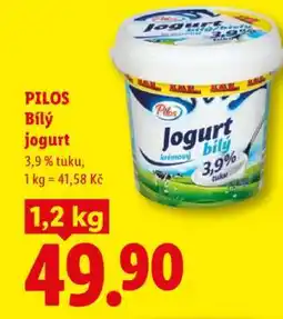 Lidl Pilos BÍLÝ JOGURT nabídka