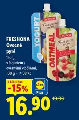 Lidl FRESHONA Ovocné pyré nabídka