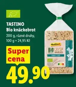 Lidl TASTINO Bio knäckebrot nabídka