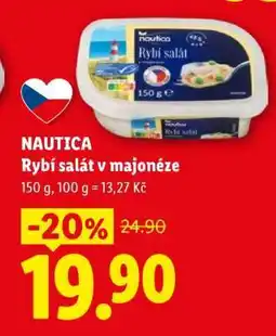 Lidl NAUTICA Rybí salát v majonéze nabídka