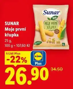 Lidl SUNAR Moje první křupka nabídka