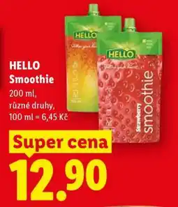 Lidl Hello Smoothie nabídka