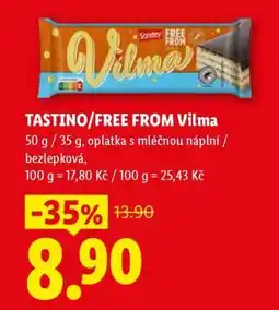 Lidl TASTINO/FREE FROM Vilma nabídka