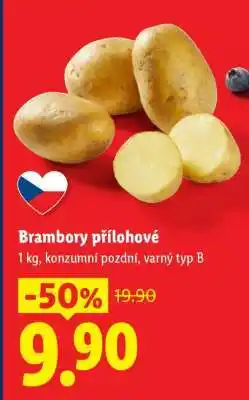 Lidl Brambory přílohové nabídka