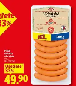 Lidl PIKOK VÍDEŇSKÉ MINI PÁRKY nabídka