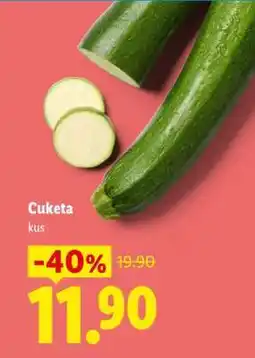 Lidl CUKETA nabídka