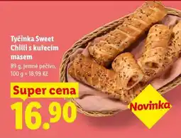 Lidl Tyčinka sweet chilli s kuřecím masem nabídka