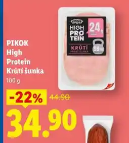 Lidl PIKOK High protein krůtí šunka nabídka