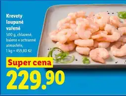 Lidl KREVETY LOUPANÉ VAŘENÉ nabídka