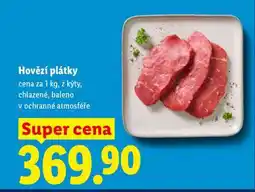 Lidl Hovězí plátky nabídka