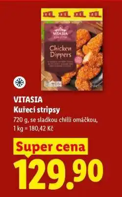 Lidl VITASIA Kuřecí stripsy nabídka