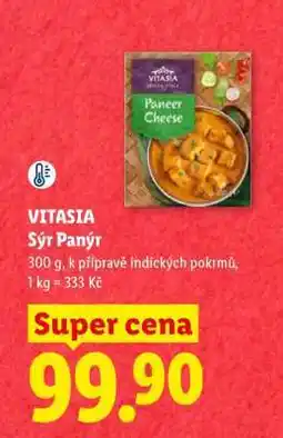 Lidl VITASIA Sýr Panýr nabídka