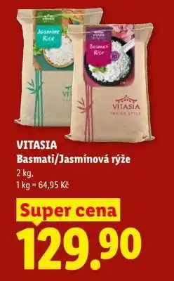Lidl VITASIA Basmati/Jasmínová rýže nabídka