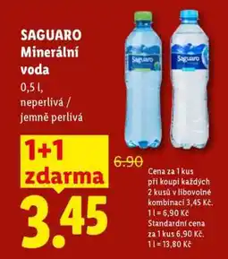 Lidl Saguaro Minerální Voda nabídka