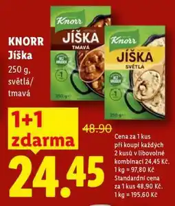 Lidl Knorr jíška nabídka
